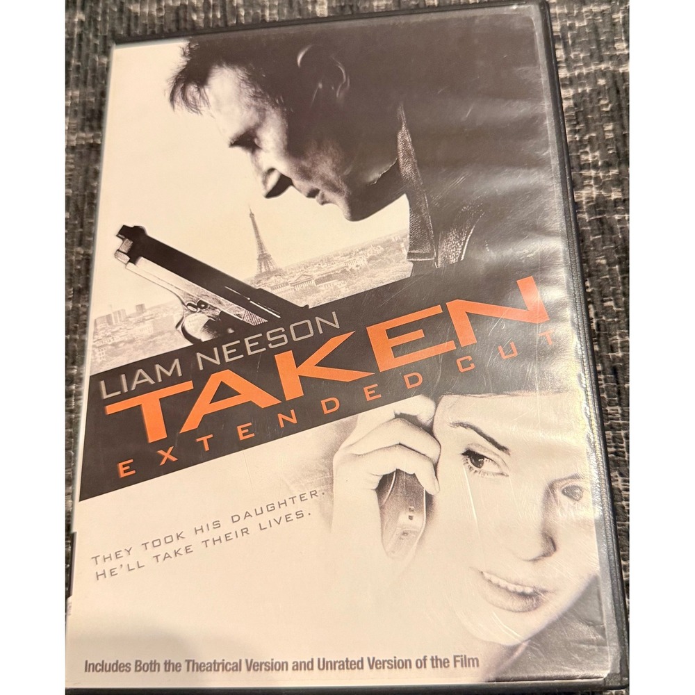 20th Century Fox Taken DVD Liam Neeson Excellent Extended Cut Unrated